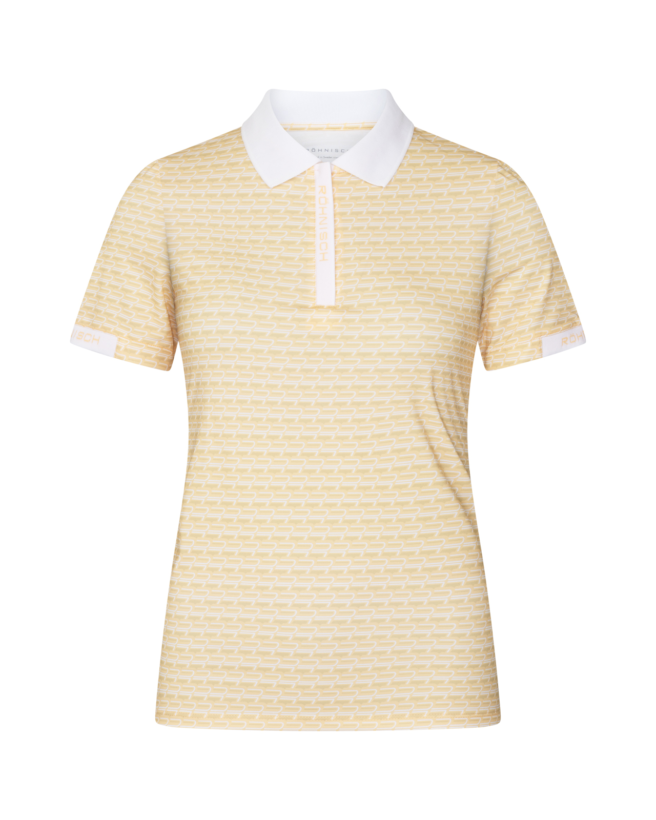 Abby, Piké, Dam - monogram_peach