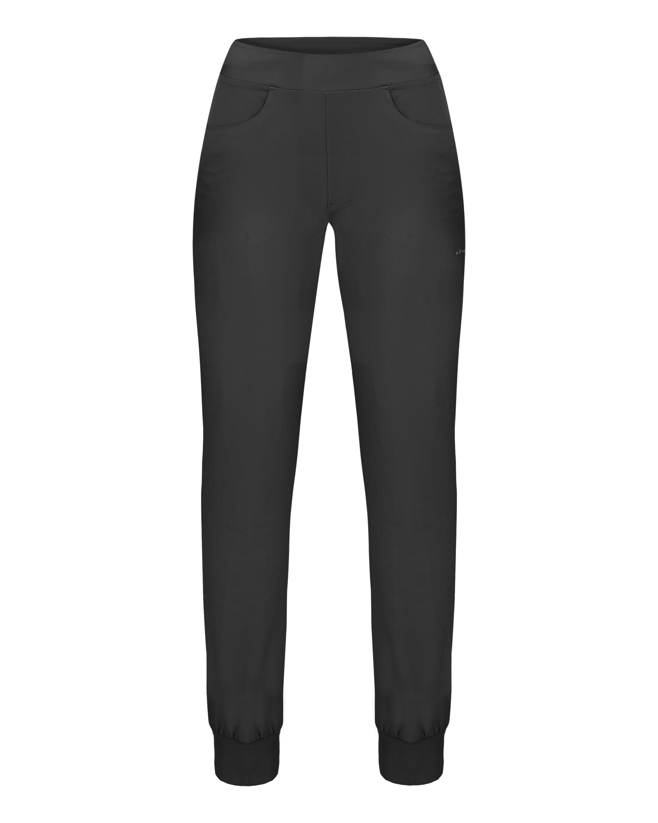 Twill Stretch Pull on, Byxa, Dam - black