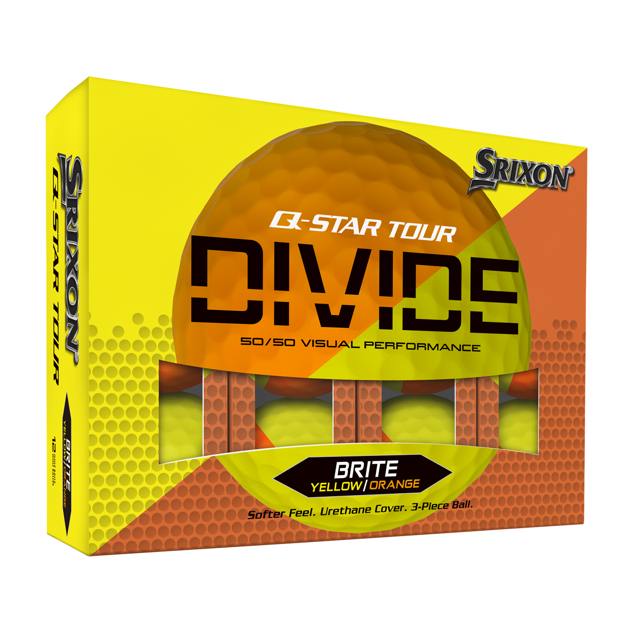 Q-Star Tour Divide 2, Bollar 3-pack - yellow_orange