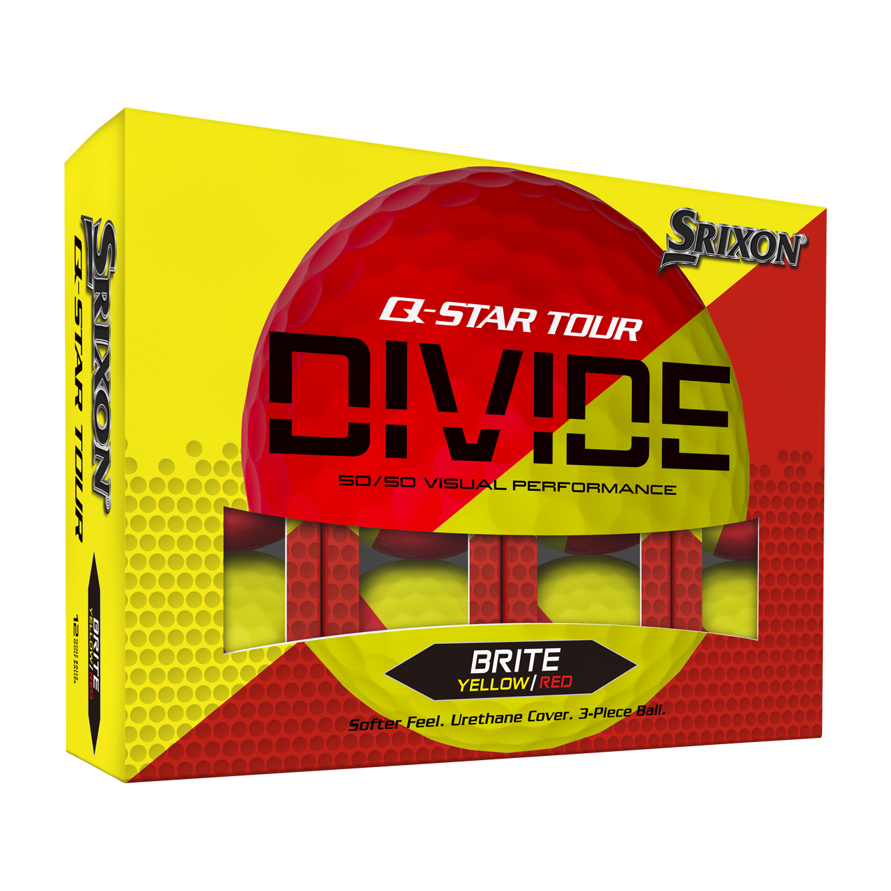 Q-Star Tour Divide 2, Bollar 3-pack - yellow_red