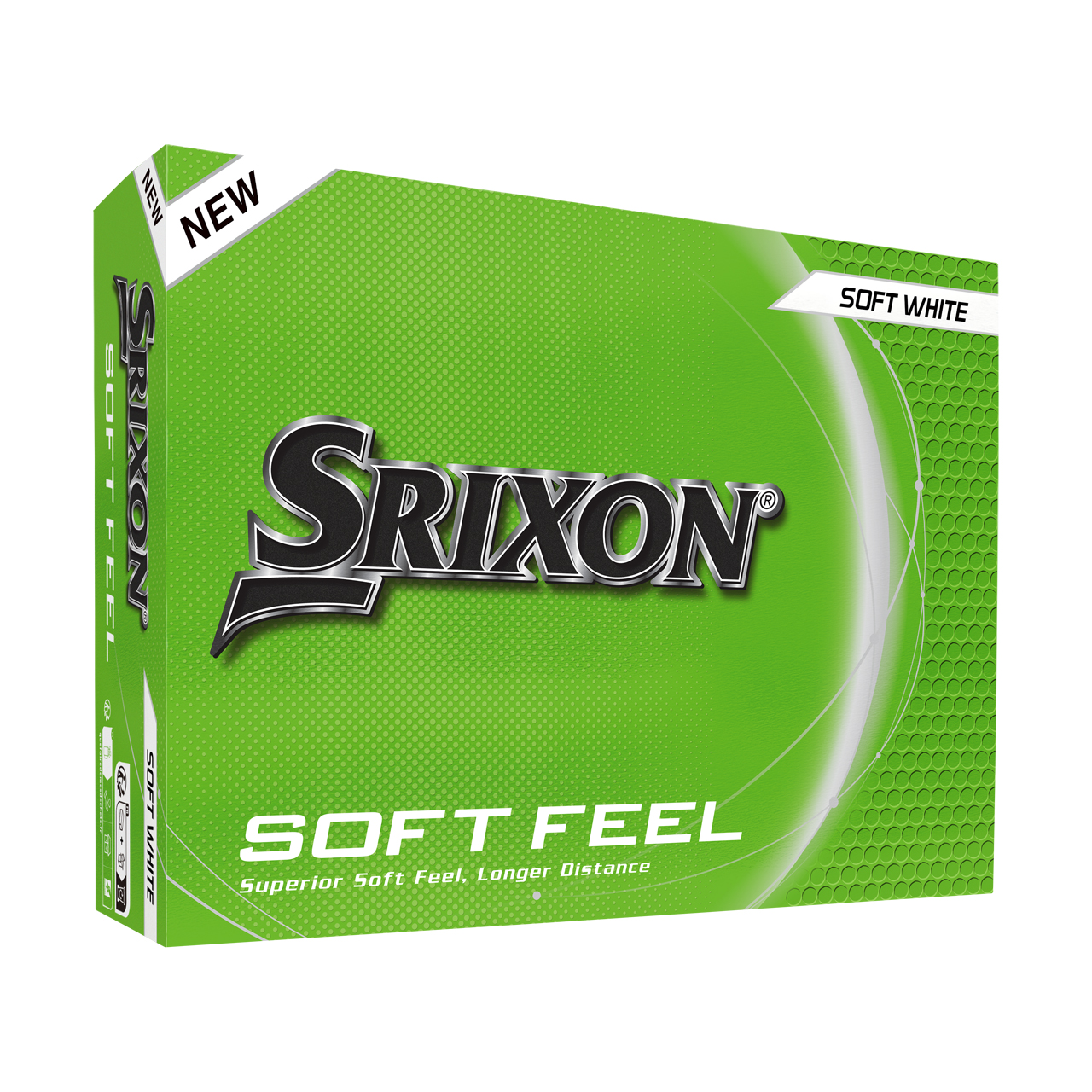 Soft Feel, Bollar 3-pack - white