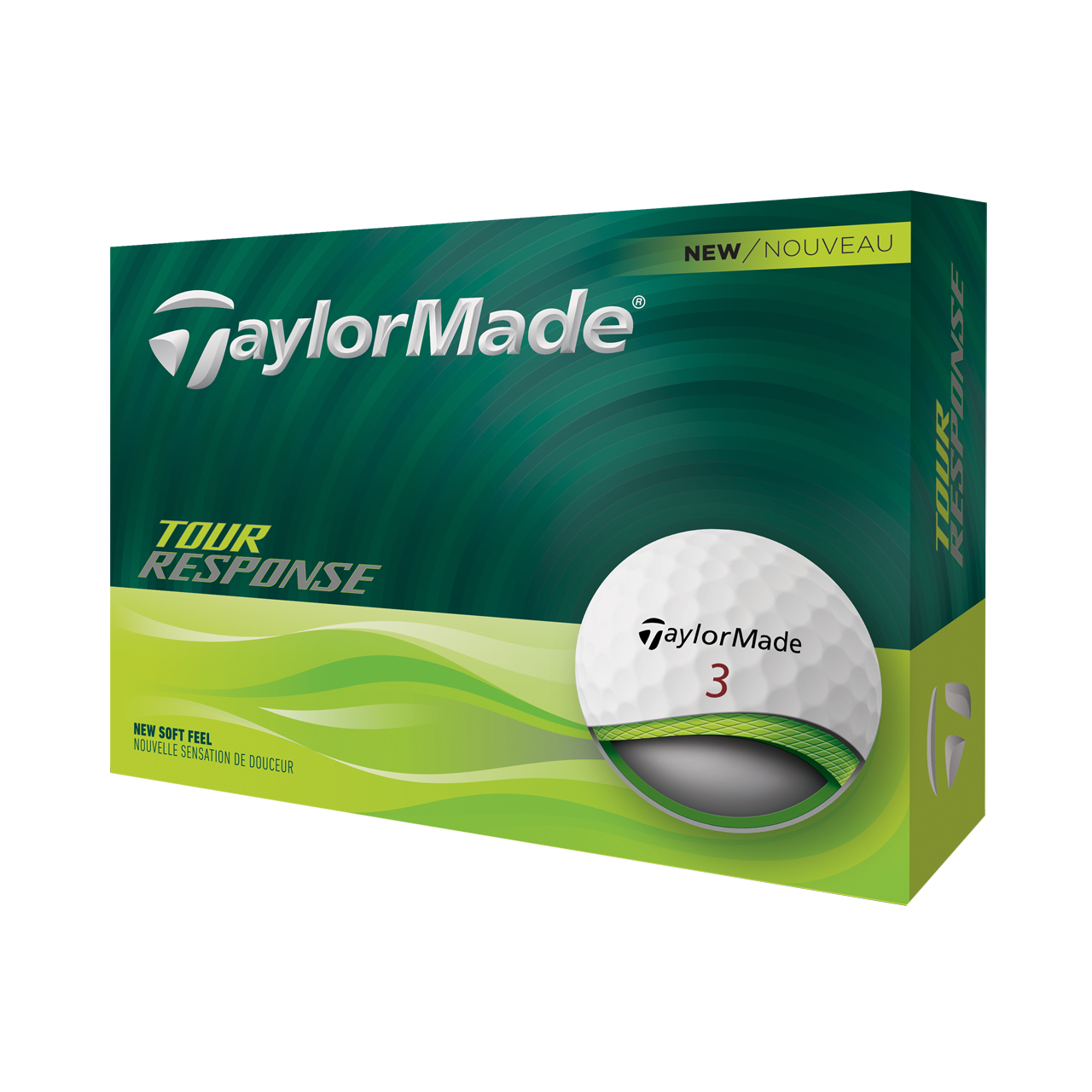 Tour Response, Bollar 3-pack - white