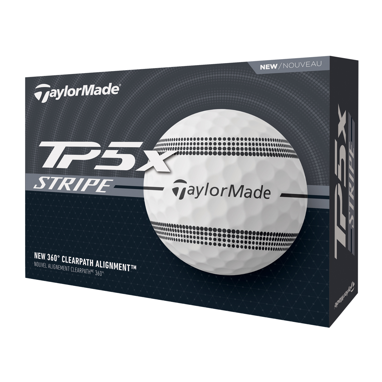 TP5x Stripe, Bollar 3-pack - white