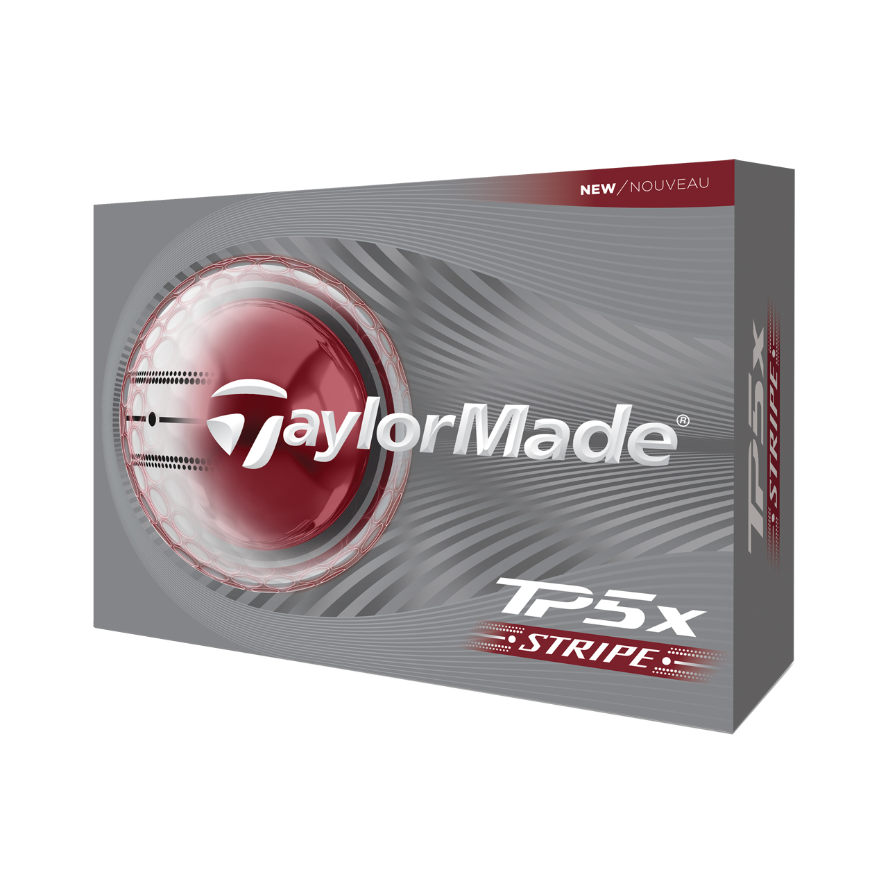 TP5x Stripe, Bollar 3-pack - white