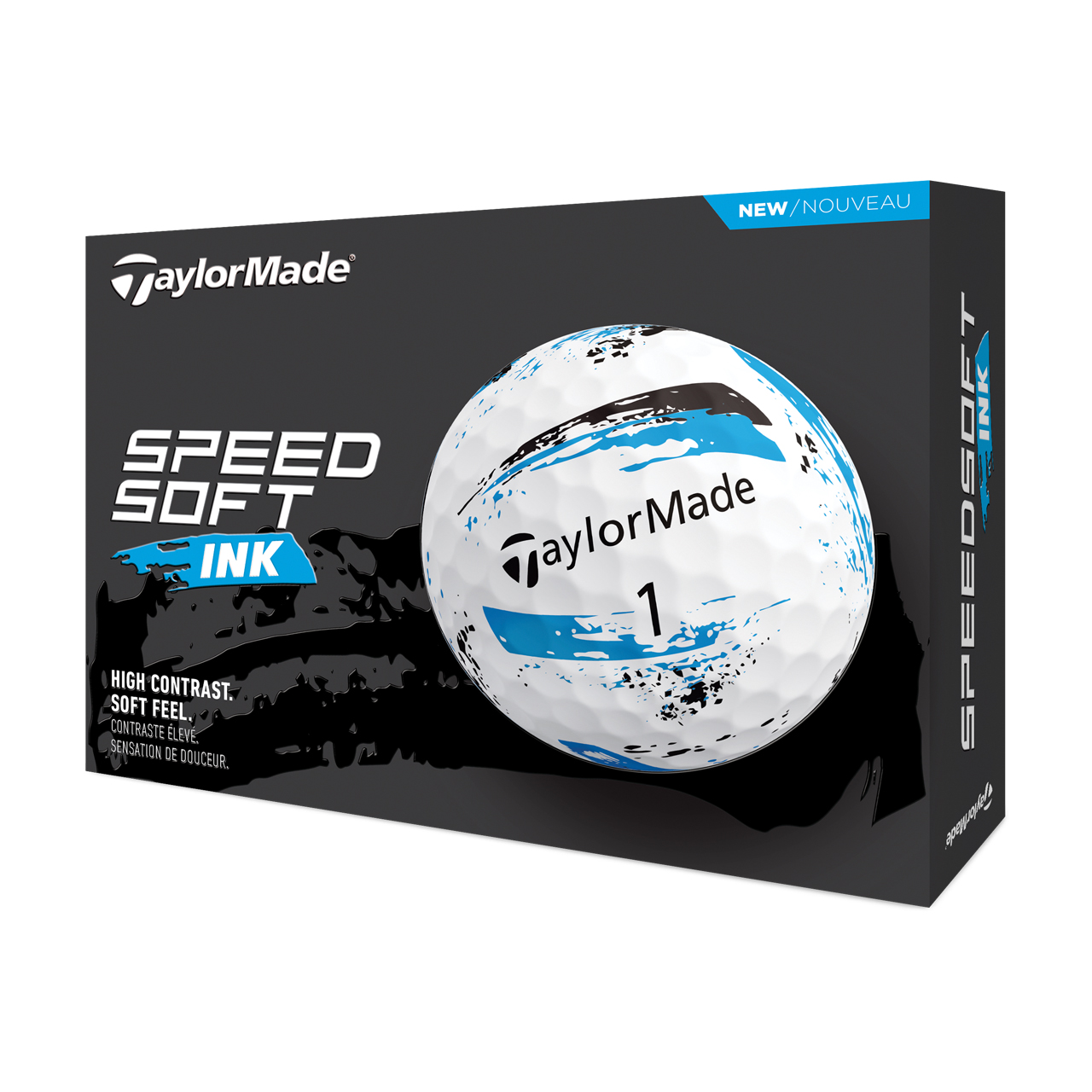 SpeedSoft Ink, Bollar 3-pack - blue
