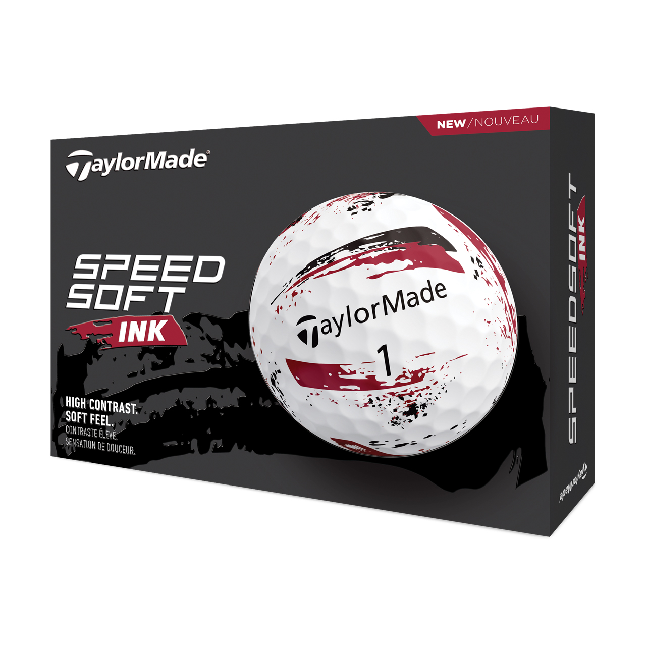 SpeedSoft Ink, Bollar 3-pack - red