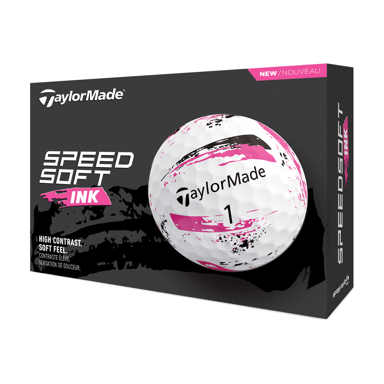 SpeedSoft Ink, Bollar 3-pack - pink