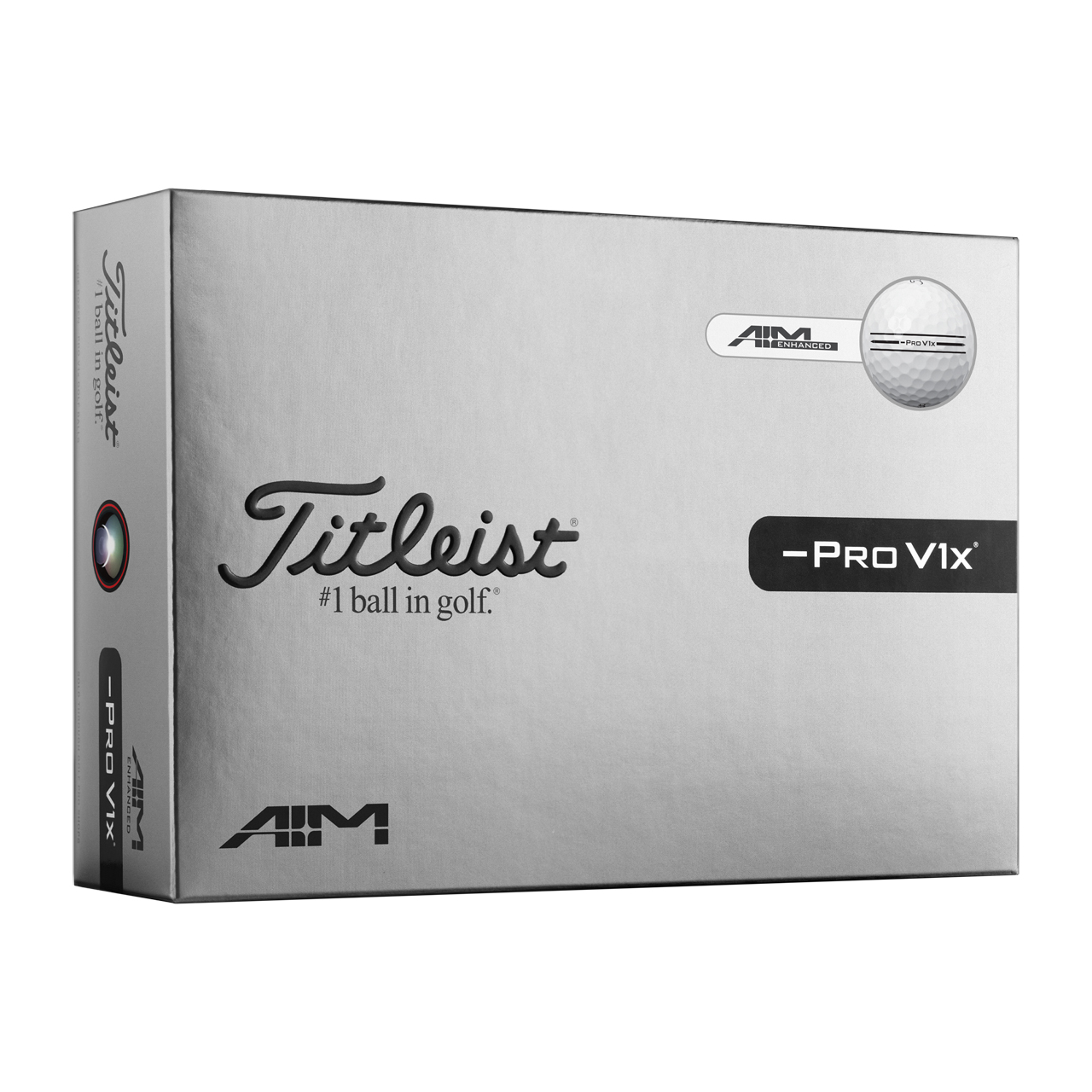 Pro V1x Left Dash AIM, Bollar 3-pack - white