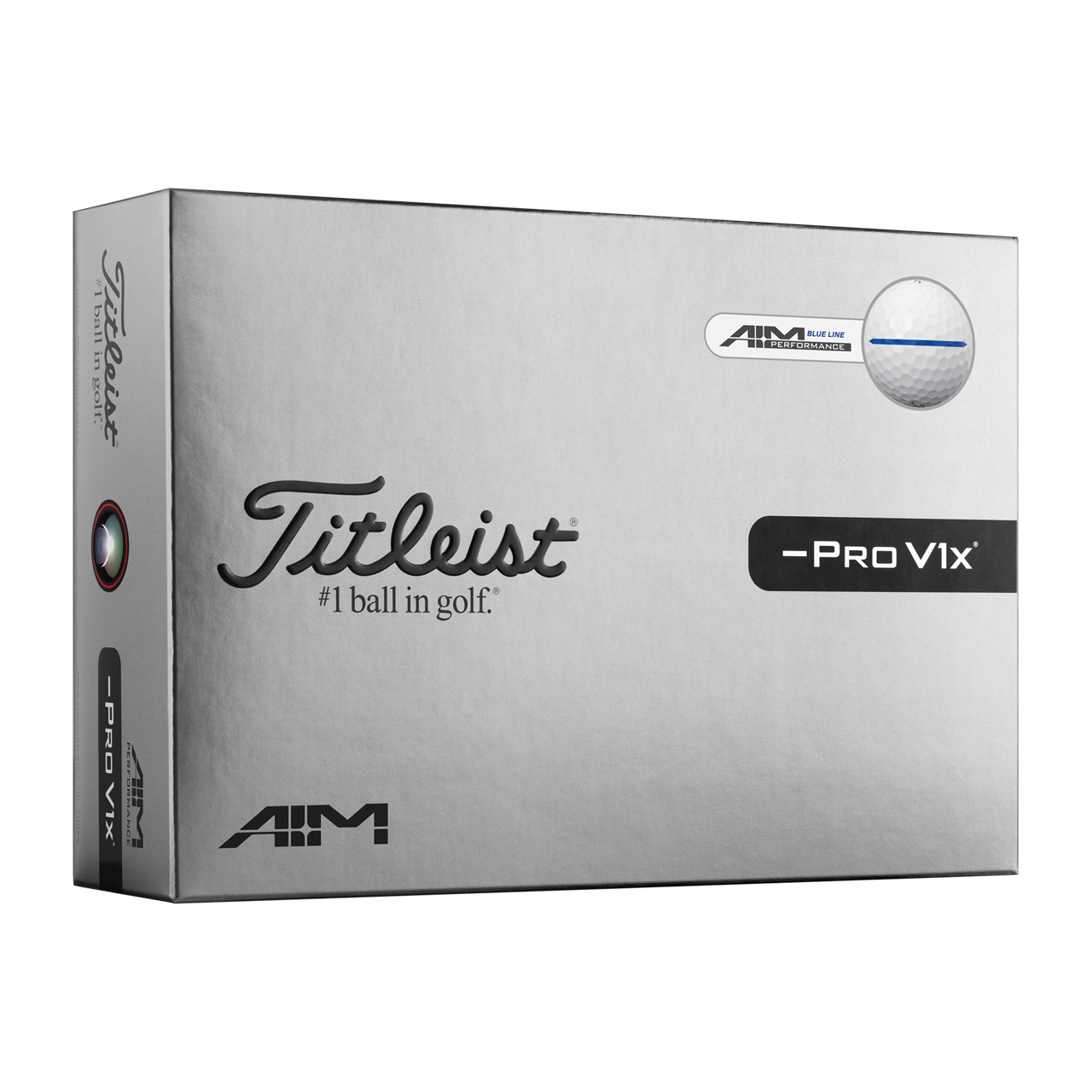 Pro V1x Left Dash Perf Align, Bollar 3-pack - blue