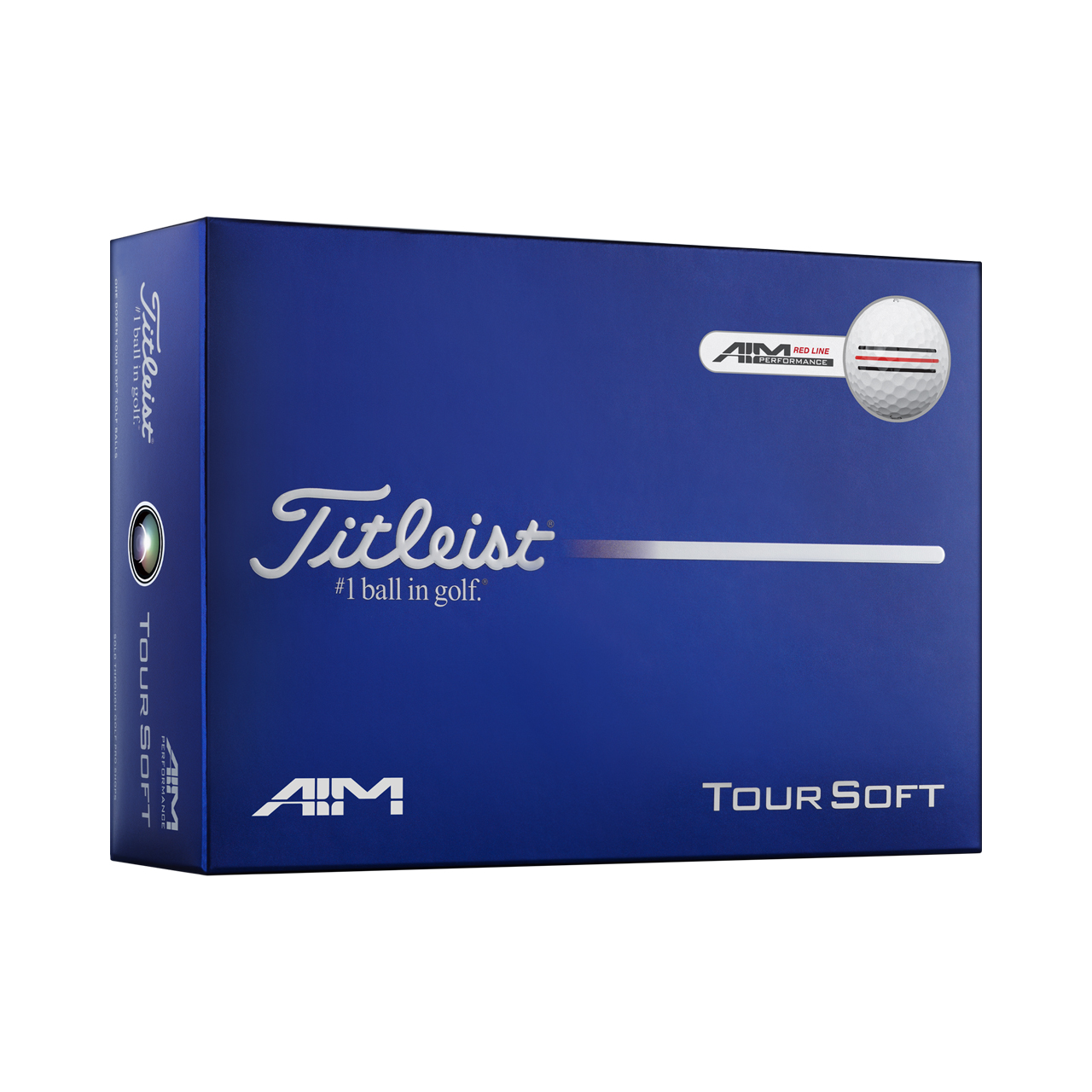 Tour Soft AIM, Bollar 3-pack - red