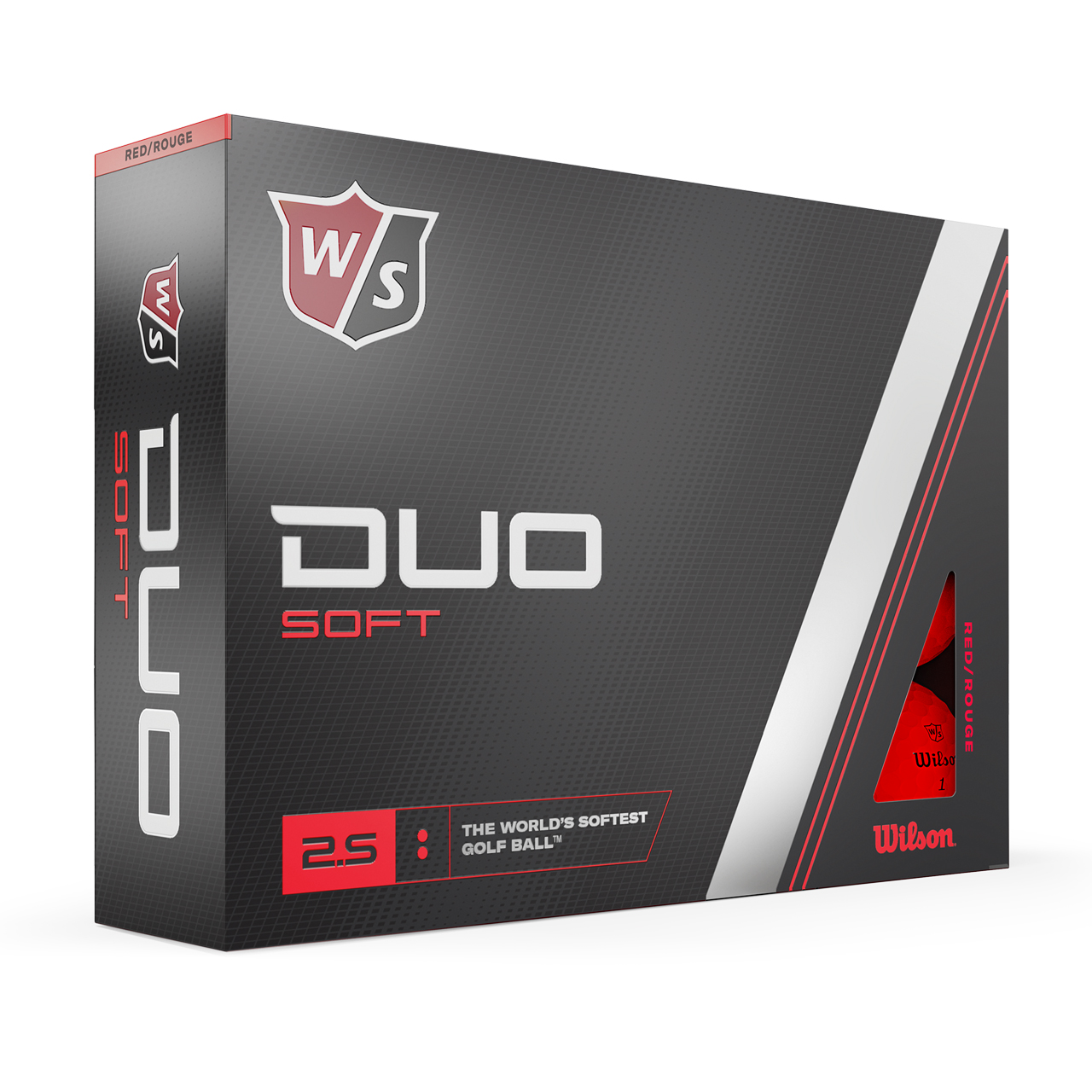 Duo Soft, Bollar 3-pack - Rd